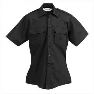 Elbeco ADU Ripstop Women's S/S Shirt | Black | Small | Cotton/Polyester | LAPoliceGear.com ADU-LC-SS_005