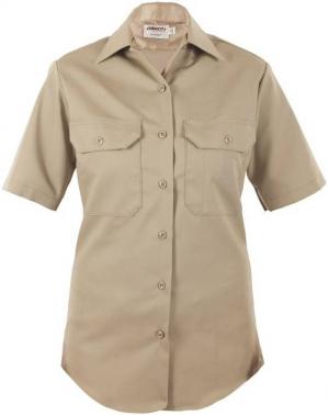 Elbeco Women's L.A. County Sheriffs Class B S/S Shirt | Tan | 32 | Cotton/Polyester | LAPoliceGear.com WC-SS-B_013