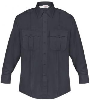 Elbeco DutyMaxx L/S Shirts for Men | Black | 18/34 | Polyester/Rayon | LAPoliceGear.com