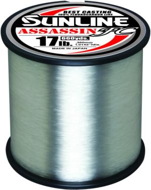 Sunline Assassin FC Fluorocarbon Line 12lb 660yd Clear, 63042464 881879081112