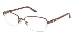 LAmy C By 522 Progressive Prescription Eyeglasses - Frame BROWN, Size 52/18mm CYCBL52201