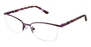 Ann Taylor AT601 Progressive Prescription Eyeglasses - Frame Egplt / Pur Trt, Size 52/18mm TYAT60103