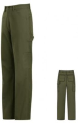 Bulwark Dungaree, EXCEL FR ComforTouch, OLIVE DUCK, 3837U PLJ8OL3837U