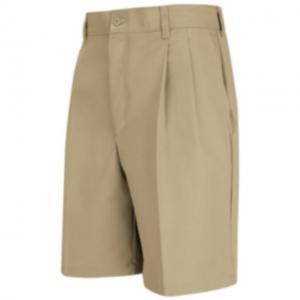 Red Kap Pleated Front Short, Men, Khaki, 3309 PT34KH3309