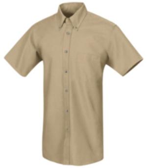 Red Kap Poplin Dress Shirt, Khaki, SSXL SP80KHSSXL
