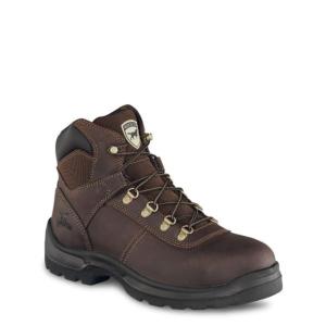 Irish Setter Ely 83608 Mens Boot w/ Safety Toe, 6 in Height, Mocha Crazy Horse Leather, D Medium Width, Brown, 10, 83608D 100