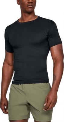 Under Armour Tactical HeatGear Compression Short Sleeve T-Shirt - Men's, Black, Medium, 1216007001MD