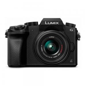 Panasonic LUMIX G7 Mirrorless Camera with 14-42mm f/3.5-5.6 Lens (Black) DMC-G7KK
