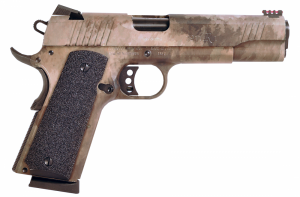 Remington 1911 R1 Enhanced ATACS Pistol 96330, 45 ACP, 5 in, Textured Wood Grip, Stainless Finish, 8 Rd 885293963306