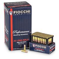 Fiocchi, .22LR, 40 Grain, 500 Rounds 885344165116