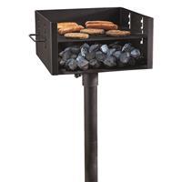 Guide Gear Heavy-Duty Park Style Charcoal Grill, Large 02-PGRILL-001GG