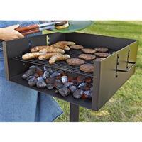 Guide Gear Heavy-Duty Park Style Charcoal Grill, Extra Large 02-PGRILL-021GG