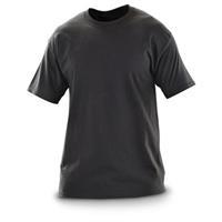 U.S. Military Surplus Black T-Shirts, 12 Pack, New 578782
