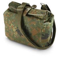 German Military Surplus Flecktarn Waterproof Shoulder Bag, New 885344528867