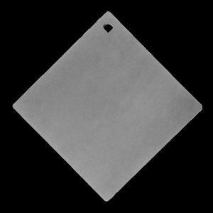 CTS Targets 10x10in Square Magnum Rifle Target, Steel, 1/2in Thick, NSN N, MS-10 MS10