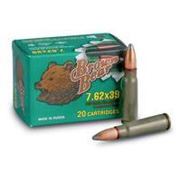 Brown Bear, 7.62x39mm, SP, 125 Grain, 500 Rounds 885344618834