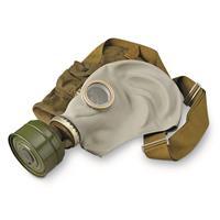 Russian Military Surplus Gas Mask with Filter and Bag, New 41167-20