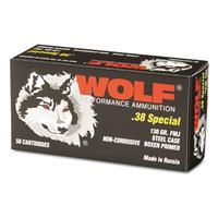 Wolf, .38 Special, FMJ, 130 Grain, 250 Rounds AUTO-KIT