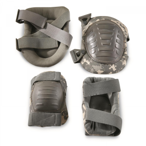 U.S. Military Surplus Elbow and Knee Pad Set Like New 8465-01-599-7047