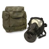 NATO Military Surplus MP5 Gas Mask with Bag and Filter, New 4480-62