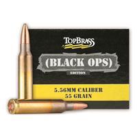 Top Brass Black Ops, .223 (5.56x45mm), M193 FMJ, 55 Grain, 1,000 Rounds IGM193