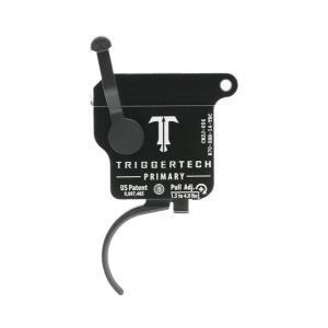 TriggerTech Rem 700 Primary Curved Trigger Single Stage Black/Black ZTR70SBB14TBC