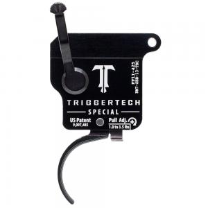 TriggerTech Remington Model 7 RH Single Stage Blk/Blk Special Curved 1.0-3.5 lbs Trigger RM7-SBB-13-TBC 885768001946