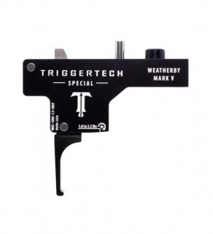 Triggertech Weatherby Mark V Special Flat Trigger, 1 - 3.5 lb, Black, WM5-SBB-13-NBF WM5SBB13NBF
