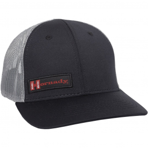 Black/Grey Cap Mesh Back w/Woven Hornady Label HRN02A BG