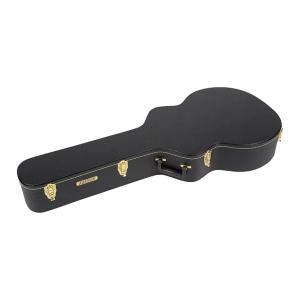 Gretsch Guitars Gretsch G6302 Custom Hard Shell Flat Top Solid Wood Case for 12-String Acoustic Guitars (XL, Black)