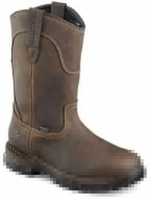 Irish Setter Two Harbors 83906 Boot, 11 Inch Pull, On, Steel Toe, Waterproof, EH Sole, Brown, 11 Wide 83906E2110