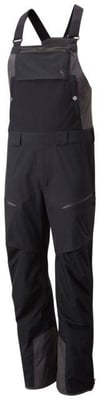 Mountain Hardwear FireFall Bib, Black, S, Regular Inseam, 1756151010-S-R