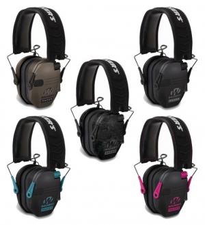 Walkers Razor Series Slim Shooter Folding Electronic Ear Muff, Black/Pink, GWP-RSEM-PNK GWPRSEMPNK