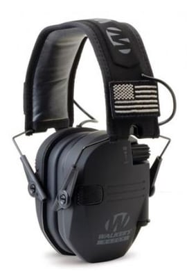Walkers Razor Slim Electronic Muff, Black Patriot, GWP-RSEMPAT GWPRSEMPAT