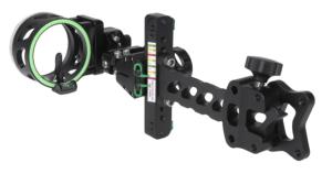 TruGlo Aegis 1 Light 19 Bow Sight - 5 Position, Detachable Bracket, Black, TG-AG2211BD 888151046616