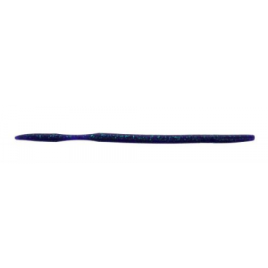 Yamamoto Oki Worm - 6 Pack - Purple with Emerald Flake 