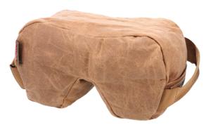 Birchwood Casey BC-BAG-SSFLU Steady-Shot Foxtrot Bag Ultralight Tan Wax Canvas Rear Bag 178832