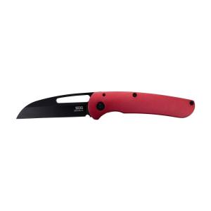 SOG Knives Escape FL Folding Knife 3" Sheepsfoot Blade Red Black SGSOG14520357 