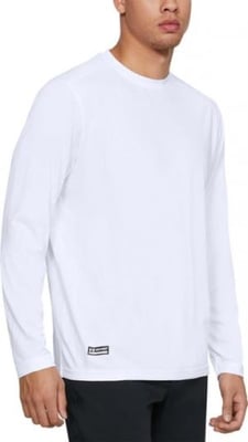 Under Armour Tactical UA Tech Long Sleeve T-Shirt - Men's, White, 3X-Large, 12481961003X
