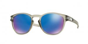 Oakley LATCH OO9265 Sunglasses 926508-53 - Matte Grey Ink Frame, Sapphire Iridium Polar Lenses