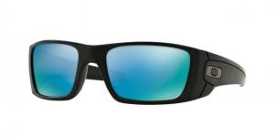 Oakley Fuel Cell Sunglasses 9096D8-60 - Matte Black Frame, Prizm Deep Polarized Lenses