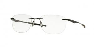 Oakley WINGFOLD EVR OX5118 Single Vision Prescription Eyeglasses 511802-53 - Polished Black Frame