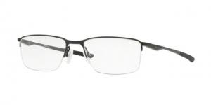 Oakley Socket 5.5 OX3218 Progressive Prescription Eyeglasses 321801-52 - Polished Black Frame