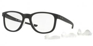 Oakley Cloverleaf MNP OX8102 Progressive Prescription Eyeglasses 810201-52 - Satin Black Frame