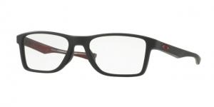 Oakley Fin Box OX8108 Progressive Prescription Eyeglasses 810802-53 - Matte Steel Frame