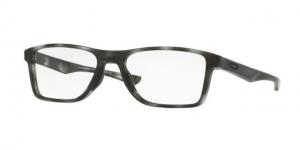 Oakley Fin Box OX8108 Progressive Prescription Eyeglasses 810804-53 - Polished Grey Tortoise Frame