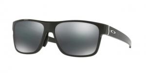 Oakley OO9371 Sunglasses 937102-57 - Polished Black Frame, Black Iridium Lenses
