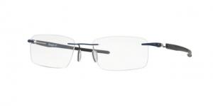 Oakley GAUGE 3.1 OX5126 Single Vision Prescription Eyeglasses 512603-54 - Matte Midnight Frame, Clear Lenses