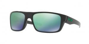 Oakley DROP POINT OO9367 Sunglasses 936704-60 - Black Ink Frame, Jade Iridium Lenses