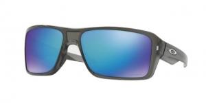 Oakley DOUBLE EDGE OO9380 Sunglasses 938006-66 - Grey Smoke Frame, Prizm Sapphire Polarized Lenses